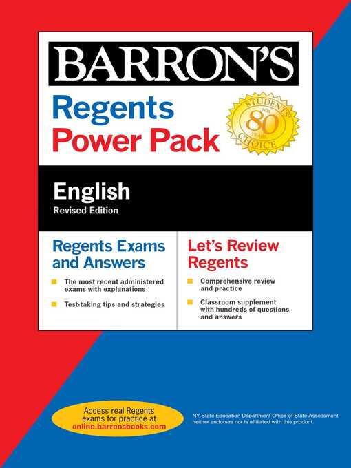 Title details for Regents English Power Pack Revised Edition by Carol Chaitkin - Wait list